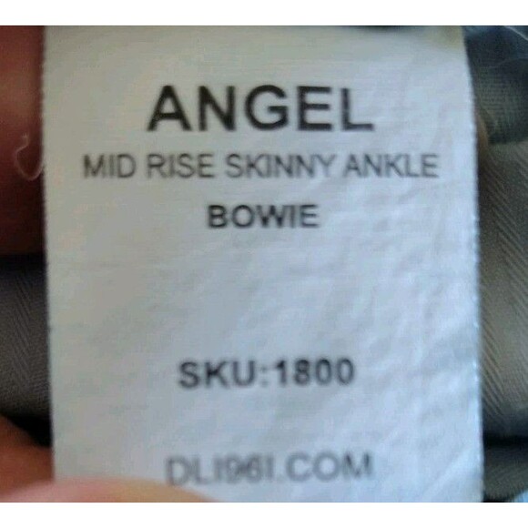 DL1961 Jeans 4 Way Stretch Angel Mid Rise Skinny Ankle 360 Comfort Size 28 - Picture 14 of 16